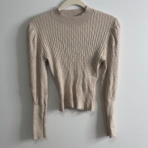525 America Cream Knit Sweater